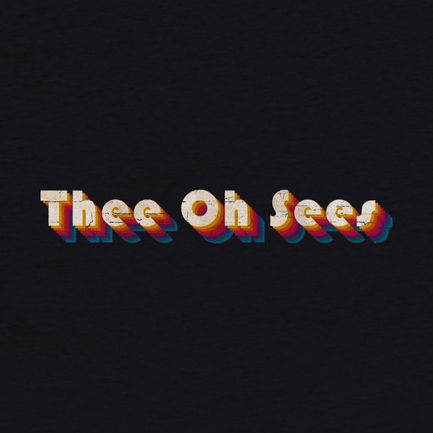 retro vintage Thee Oh Sees by TulenTelan